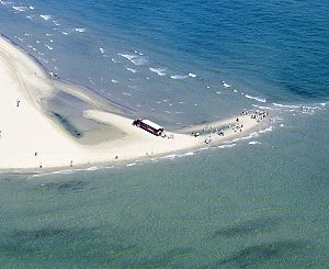Spidsen af Skagens Gren - luftfoto